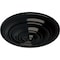 Ekena Millwork Classic Ceiling Medallion (Fits Canopies up to 4 1/8"), Hand-Painted Black Pearl, 13 1/4"OD x 1/2"P CM13CLBPS - alternate 4